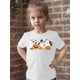thumbnail image 1 of Halloween T-shirt - Adorable Halloween Pumpkin & Graphic Girls' T-Shirt - Soft Pink Casual Round Neck Short Sleeve Tee with Festive Jack-O'-Lantern & Bats Design, Perfect for Summer Fun, 1 of 6