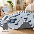 Playful Fish Washable Area Rugs 2'6