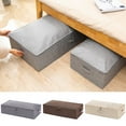 thumbnail image 1 of CNKOO Large Capacity Dustproof Storage Box  Moistureproof  under Bed Clothes Blanket Shoes Organizer Case  Daily Use, 1 of 8