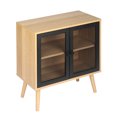 thumbnail image 5 of Fithood Wooden Entryway Buffet Cabinet, Accent Free Standing Cabinet for Farmhouse Style Furniture, 5 of 5
