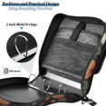 thumbnail image 4 of FORMRS Zipper Binder with Shoulder Strap 2-inch Ring 500 Sheet Capacity File Bag, Autumn Ghost Pattern, 4 of 5