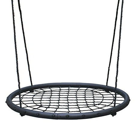 Tree Net Swing Giant 40 Wide Two Person Outdoor Web Rope Swing Set Holds Over 220 Lbs