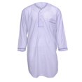 thumbnail image 3 of Men's Poly/Cotton Adaptive Backsnap Nightshirt Sleepshirt Assorted Prints (Medium), 3 of 6