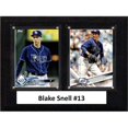 thumbnail image 1 of C&I Collectors 68SNELL MLB 6 x 8 Po Blake Snell Rays Deux Cartes, 1 of 1