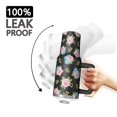 thumbnail image 3 of 40oz Pioneer Flower Floral Print Pattern Insulated Tumbler with Handle, BPA-Free Leak Proof Lid and Straws, Double Wall Vacuum, Hot 12h/Cold 34h, 3 of 6