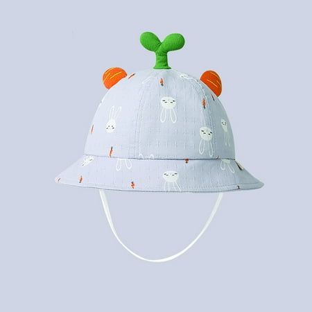 

〖TOTO〗Kids Hats Caps Summer Children S Sunscreen Sun Hats Bunny Men And Women Baby Beach Sun Hats