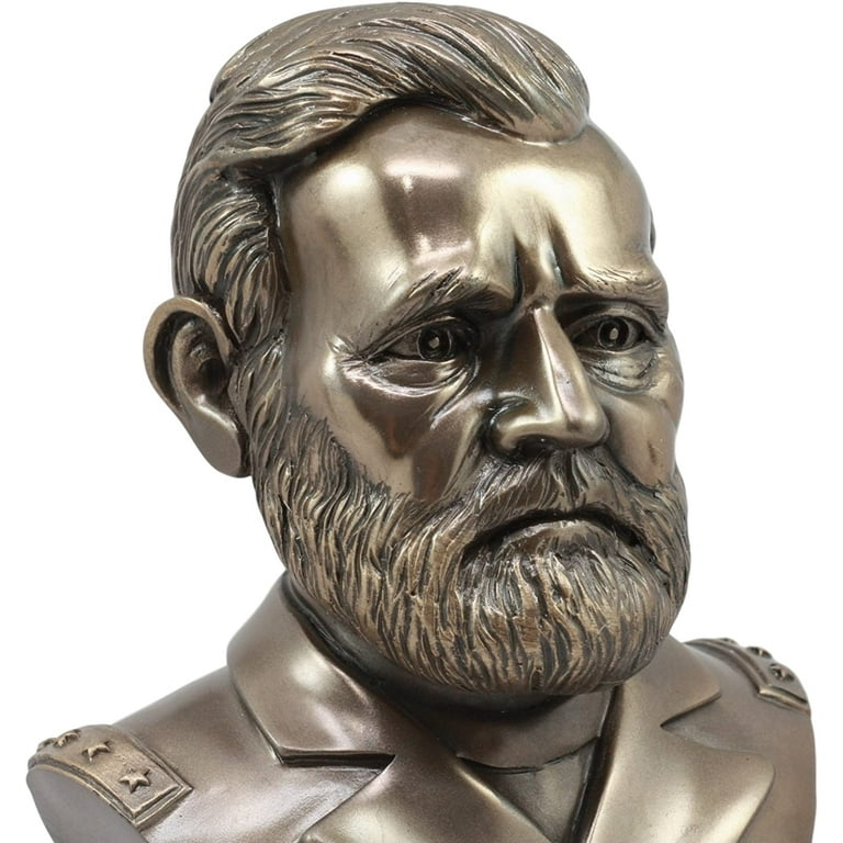 Ebros USA President Grant Bust 8.75 Inch Tall Figurine 18th 
