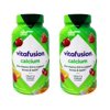 Vitafusion Chewable Calcium Gummy Vitamins, Fruit and Cream Flavored, 100 Count - 2 Pack