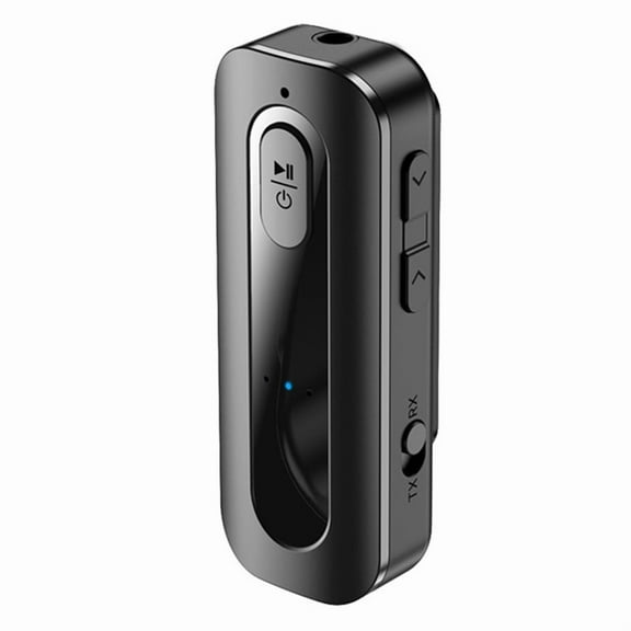 2in1 BT 5.5 Audio Receiver Transmitter 3.5MM AUX TF Card Stereo Music Wireless Adapter with Mic for Car TV PC Airplane
