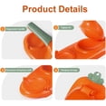 thumbnail image 5 of 2 In 1 Dumpling Maker Machine,Dumpling Maker Wrapper Mold,Kitchen Dumplings Making Tool,2 In1 Portable Empanada Press Dumpling Skin Maker Machine(Orange), 5 of 5