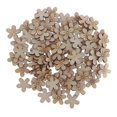 thumbnail image 3 of 3x100 Pieces Blank Flower Wooden Ornaments Crafts Diy Festival Party Decor, 3 of 5