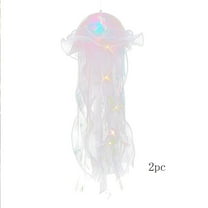OAVQHLG3B Jellyfish Decor, 2 Pcs Jellyfish Lanterns, Hanging Jelly Fish Decoration for Mermaid Theme Party & Under The Sea Party Decorations, Birthday Gift Supplies for Women