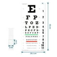 thumbnail image 6 of UCanSee Snellen Eye Chart Visual Acuity Chart 22x11 in, 6 of 9