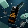 thumbnail image 4 of DistinctInk Clear Case for Apple iPhone 14 PRO (6.1" Screen) - King Of Spades, 4 of 9