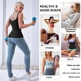 thumbnail image 6 of Lilvigor Corsets for Women Waist Trainer Zipper Vest Sports Girdle Tummy Control Body Shaper Cincher Workout Tank Top with Straps, 6 of 7