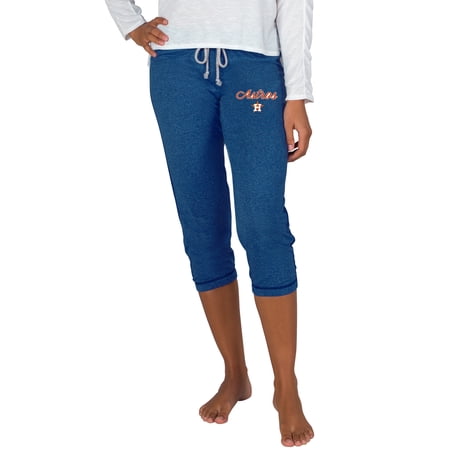Women s Concepts Sport Navy Houston Astros Quest Knit Capri Pants