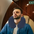 thumbnail image 4 of YFTDEF Pvc Inflatable Neck Pillow, Travel Pillow for Adults, Ergonomic Design, 360° Support, Comfortable Nap Pillow, Perfect for Outdoor Use, Portable and Lightweight, 4 of 4