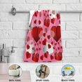 thumbnail image 5 of Valentine Hot Air Balloon Hand Towels for Bathroom, Romantic Heart Kitchen Towel 2 PCS Ultra Soft and Highly Absorbent Decorative Fingertip Face Bath Towels for Spa & Hotel, 28.3"x 14.4", 5 of 5