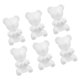 thumbnail image 5 of Kit de manualidades para hacer 7 osos de espuma blanca, osos de espuma en blanco, modelos de osos blancos, accesorios para manualidades, decoraciones de osos de espuma., 5 of 7
