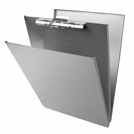 - Saunders, SAU10017, Top-Opening Storage Clipboard, 1 / Each, Silver