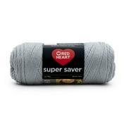 (2 pack) Red Heart® Super Saver™ #4 Worsted Acrylic Yarn, Dustygray 7oz/198g 364yd