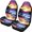 Ocean Sunset Beach, variant on POLERO Flower Vehicle Seat Covers for Sedans, Full Set of 2PCS Removable Front Seat Cover Washable Soft Car Front Seat Cover