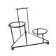 thumbnail image 5 of Soporte de bola de cristal, soporte de exhibición de esfera de metal, asiento, accesorios para fotos, base resistente Negro, 5 of 9