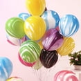 thumbnail image 3 of YAOMOBB Wedding Party Balloon Marble Agate Pattern Party Balloon Set Leakproof Decor for Wedding Party, 3 of 6