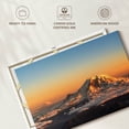 thumbnail image 6 of Elephant Stock Winter Cascade Range Wall Art - Horizontal Canvas Wall Art - Living Room Wall Decor - Nature Canvas - Orange And Blue Decor - 45" x 30", 6 of 8