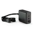 thumbnail image 1 of Cargador Mophie GaN de 100 W de 3 puertos USB-C PD con cable de 1,5 m, 1 of 7