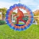 thumbnail image 4 of Xihbxyly Molino de Viento de Pavo Real y Búho, Llamativo Diseño Giratorio de Metal, Decoración para Jardín Al Aire Libre, Construcción Duradera, Versátil para Colgar, Fácil Instalación, Tamaño 25 X 2, 4 of 6