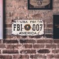 thumbnail image 3 of Cartel de chapa Retro de Metal FBI007, cartel Vintage para Bar, Club, cafetería, regalos de pintura de hierro, 3 of 7
