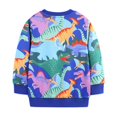 thumbnail image 2 of Emy Dola Toddler Boys Christmas Sweatshirts Kids Dinosaur Xmas Pullover Santa Claus Reindeer Cotton Shirts Tops 2-7 Years, 2 of 7