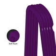 thumbnail image 2 of Purple Velvet Hangers, Set of 30 Premium Clothes Hangers Non-Slip Felt Hangers, Durable Suit Hangers for Space Saving, 2 of 6