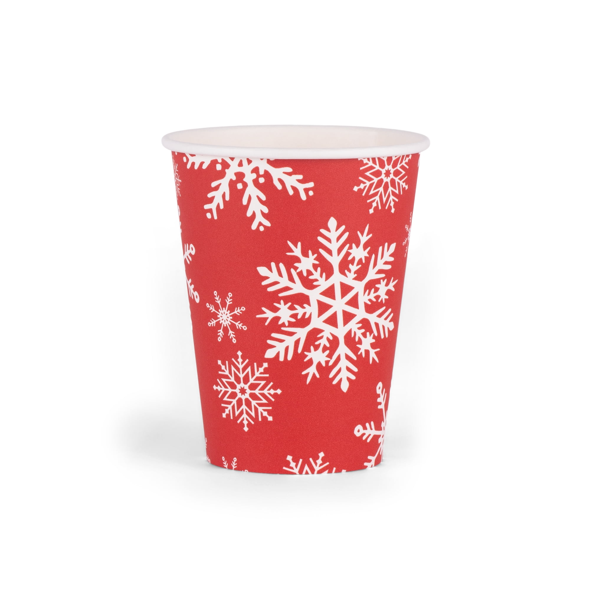  Meanplan 80 Pieces Snowflake Cups, Disposable Plastic