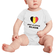 thumbnail image 2 of Just A Little Belgian Funny Baby Clothing Bodysuits For Boy Girl, 2 of 5