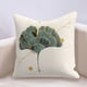 thumbnail image 5 of Funda de almohada de lino con hoja de ginkgo Simple, funda de almohada para sofá y sala de estar, 2 uds., 5 of 5