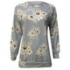 thumbnail image 5 of ICHUANYI Clearance Women Casual Soild T-Shirt Loose Long Sleeve Tops Solid Blouse ICHUANYI "ICHUANYI", 5 of 7