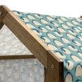 thumbnail image 4 of Penguin Pet House, Arctic Birds Animal Characters Pattern on Teal Background South Pole Fauna, Outdoor & Indoor Portable Dog Kennel with Pillow and Cover, 5 Sizes, Multicolor, by Ambesonne, 4 of 4