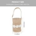 thumbnail image 4 of MERRYHAPY 2pcs Rustic Burlap Wedding Flower Girl Baskets Party Favor Baskets Photo Props for Special Events, 4 of 8
