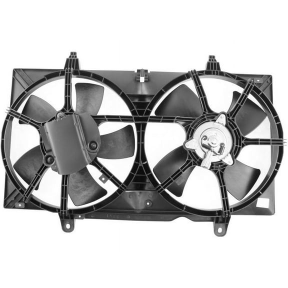 Radiator Fan Assembly - Compatible with 2004 - 2008 Nissan Maxima 3.5L V6 2005 2006 2007
