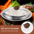 thumbnail image 2 of Pot Cover Frying Pan Glass Lid Cookware Replacement Lid Universal Pot Pan Lid Skillets Lid Wok Pot Round Lid, 2 of 6