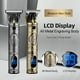 thumbnail image 3 of AMULISS Cortapelos profesional para hombre, cortapelos inalámbrico sin espacios, kit profesional de corte de pelo y aseo para hombres, pantalla LED recargable, 3 of 5
