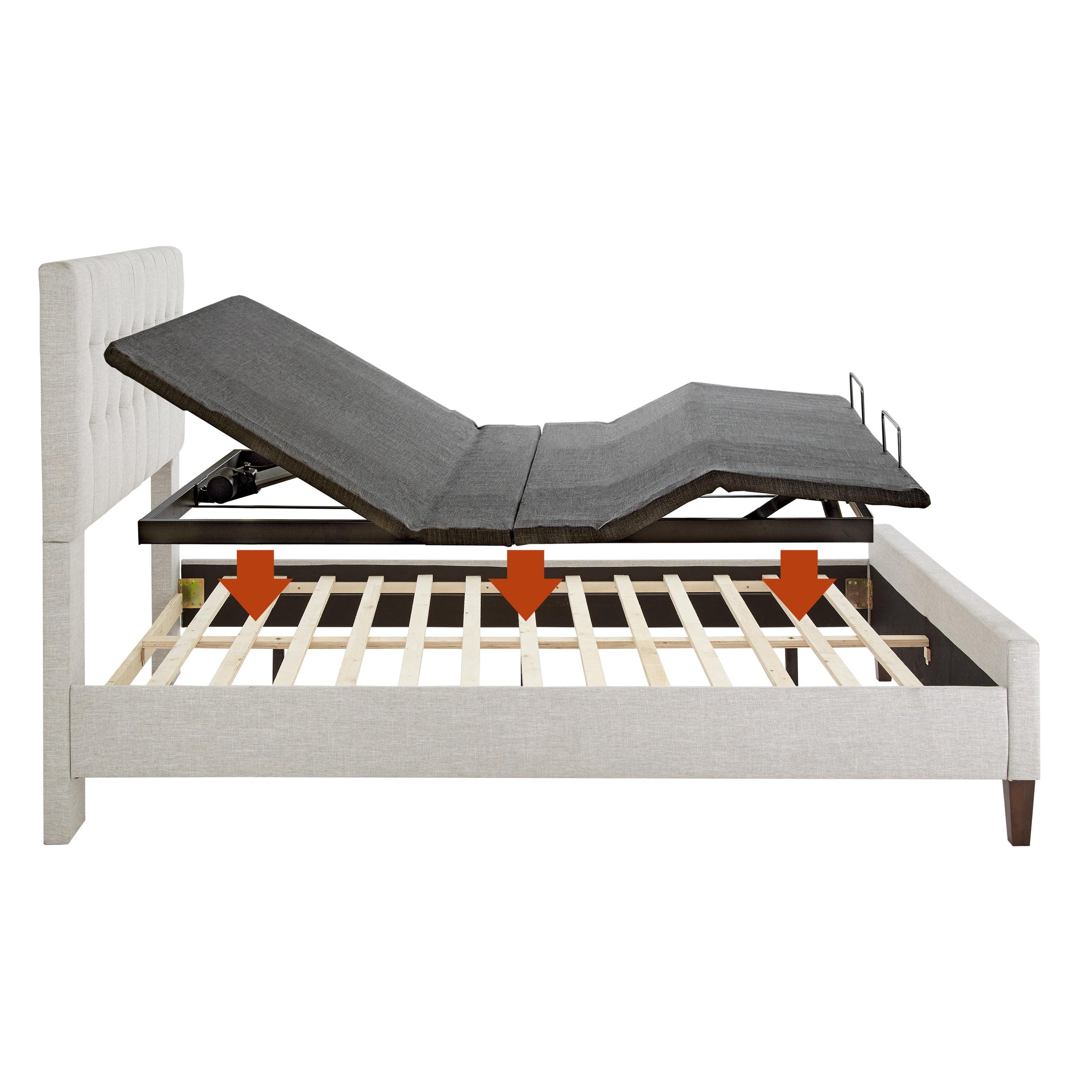 Boyd Sleep Adjusta-Flex Zero Gravity Adjustable Anti Snore Power Base with Massage, Queen