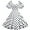 White, variant on Women Vintage Wave Hem Short Sleeve Dresses Spaghetti Travel Style Polka Dot Dress Polka Dot Dresses for Women Short Printed Dresses Red S