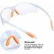 thumbnail image 3 of Gafas protectoras Gafas de seguridad en el trabajo con lentes transparentes Protección antivaho para gafas para jardín Laboratorio Química, 3 of 5