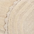 thumbnail image 5 of TreeWool (Set of 2) Cotton Bath Rugs with Crochet Border, Reversible Oval (21" x 34" & 17" x 24", Beige), 5 of 7