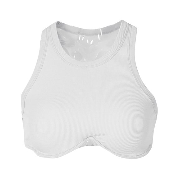 Aayomet Halter Tops For Women Women's Spaghetti Straps V Neck Satin Camisole Sleeveless Soft Tank Tops,White S