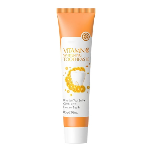 FcBaudy Toothpaste, Whitening Toothpaste, Vitamin C Toothpaste Fresh Breath Removes Tooth Stains Care 85g Toothpaste Toothpaste