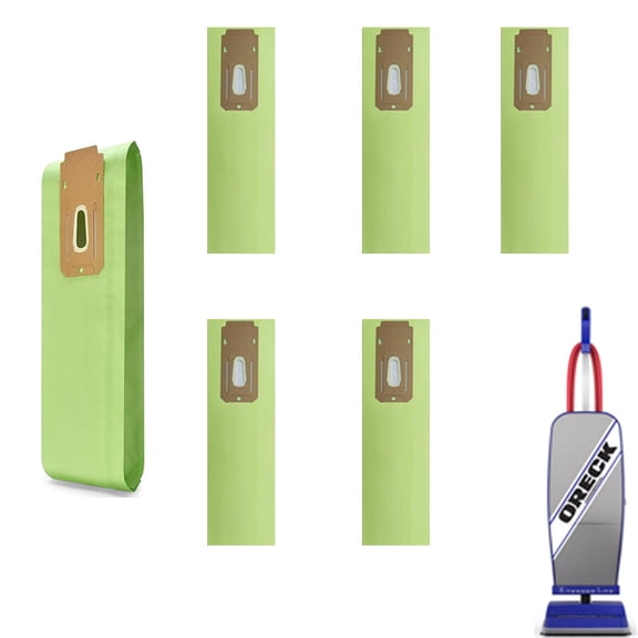 6 Pack XL Vacuum Bags Replacement for Oreck Type CC XL XL2 XL7 XL21 Upright Vacuum Cleaners, Fit for All Oreck XL Upright Vacuums, Replaces Part # CCPK8DW, CCPK8, AK1CC6A